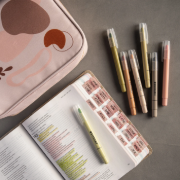 Imagen de Bible   Gel   Highlighters   and   Pens   No   Bleed   -   Set   of   8   Earthy   Colors