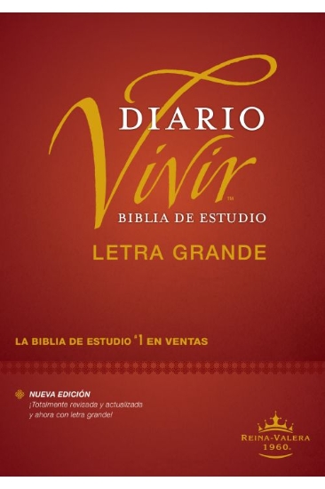 Imagen de Biblia de estudio del diario vivir RVR60, letra grande con índice (tapa dura)