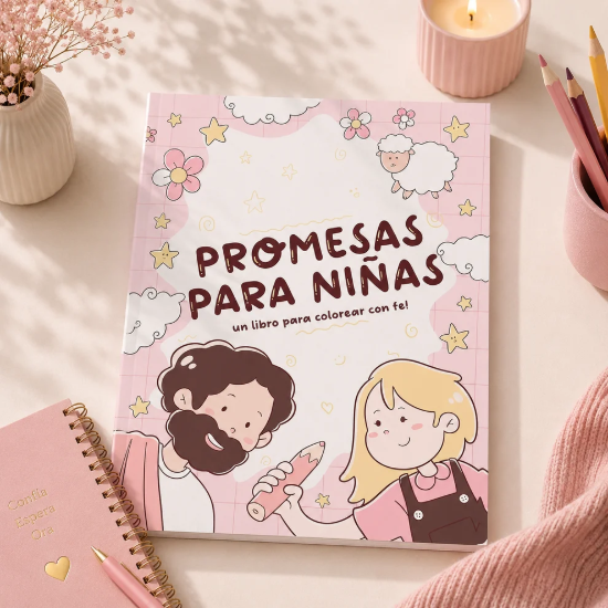 Imagen de Promesas para niñas: Un libro para colorear con Fe