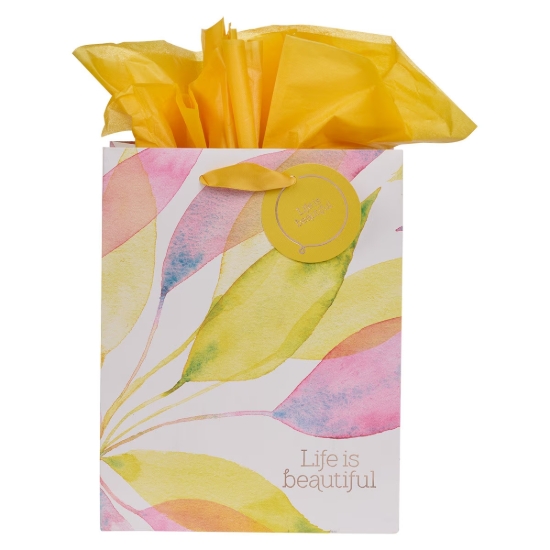 Imagen de Life is Beautiful Citrus Leaves Medium Gift Bag