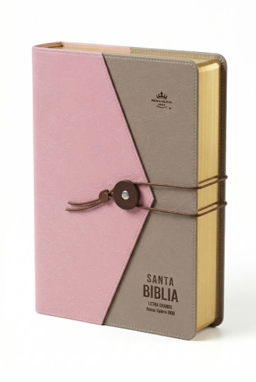 Imagen de Biblia Vintage RVR60c Rosa/Café