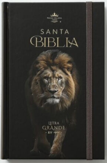 Imagen de Biblia RVR60 Tamaño manual Letra Grande Tapa dura con elástico: León de Judá