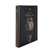 Imagen de Biblia RVR60 Tamaño manual Letra Grande Tapa dura con elástico: León de Judá