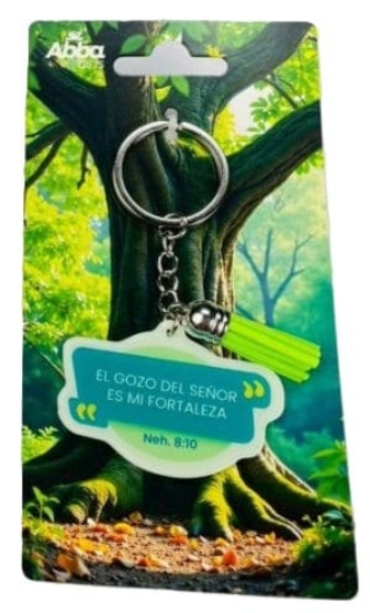 Imagen de Llavero acrílico con Tassel. El Gozo del Señor