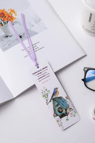 Imagen de Marcador de libro con ribbon. Bueno es el Señor