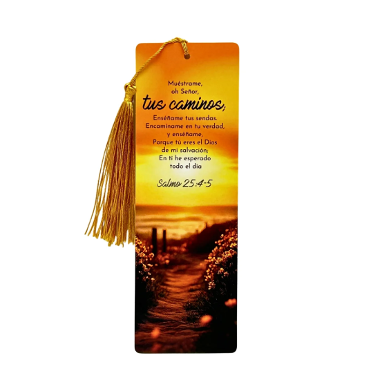 Imagen de Marcador de libro con Tassel. Muéstrame tus caminos