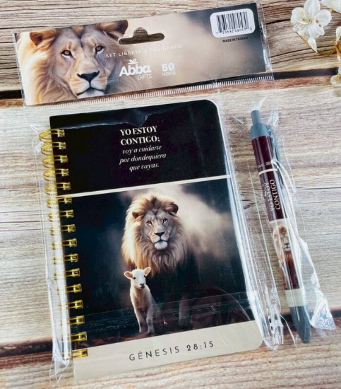 Imagen de Pack libreta anillas con bolígrafo. Yo estoy contigo