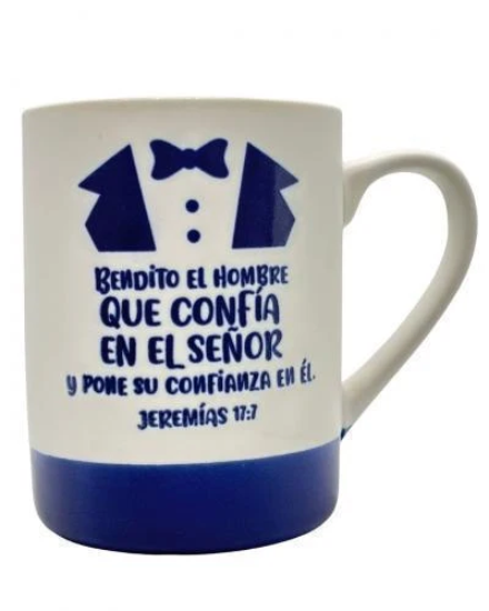 Imagen de Taza 17 OZ colección Gracia sobre Gracia. Bendito el hombre