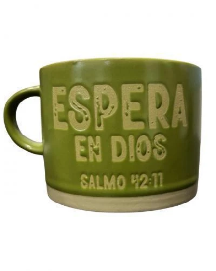 Imagen de Taza 14 OZ Roca Firme. Espera en Dios