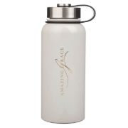 Imagen de Amazing Grace White Crown of Thorns Stainless Steel Water Bottle