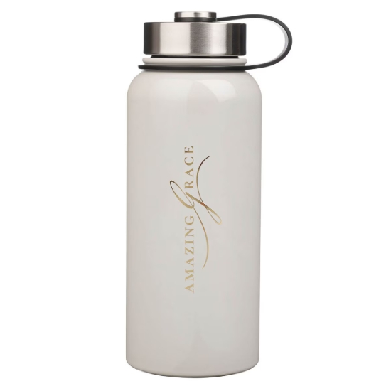 Imagen de Amazing Grace White Crown of Thorns Stainless Steel Water Bottle