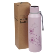 Imagen de Be Joyful Pink Stainless Steel Water Bottle - 1 Thessalonians 5:16