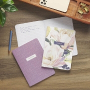 Imagen de Blessed Purple Floral 3-Piece Large Notebook Set