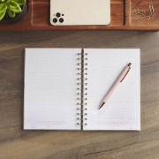 Imagen de Amazing Grace Pink Floral Spiral Journal