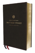 Imagen de RVR, Biblia de estudio Matthew Henry y legado cristiano, Leathersoft, Negro, Interior a dos colores, Comfort Print