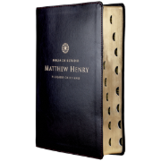 Imagen de RVR, Biblia de estudio Matthew Henry Legado cristiano, Leathersoft, Interior a dos colores (con Índice) Comfort Print